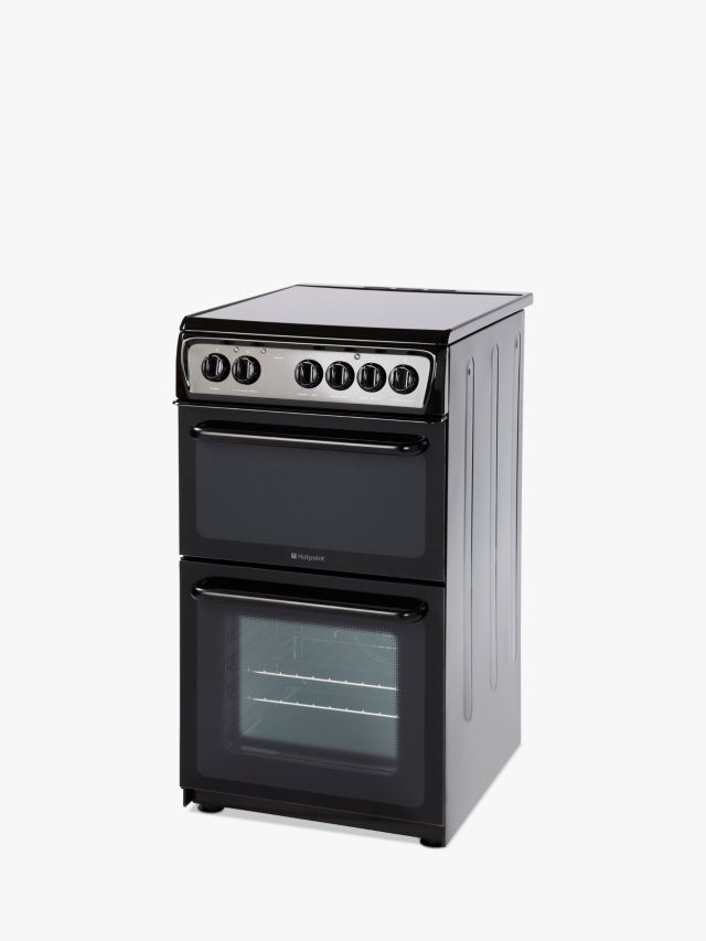 Hotpoint hae60k 60cm double online oven electric cooker