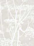 Cole & Son Cow Parsley Wallpaper, Linen on White