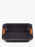 Le Creuset Non-Stick Square Cake Tin, 23cm, Black