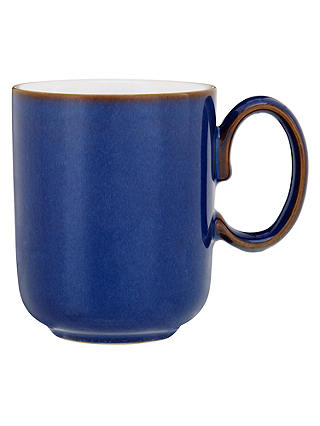 Denby Imperial Blue Straight Mug, Blue, 300ml