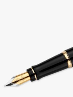 Waterman Expert Fountain Pen, Black/Gold