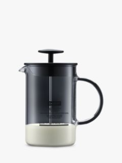 LATTEO Milk Frother with Handle, Black