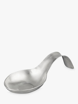 John Lewis Stainless Steel Spoon Rest, Silver