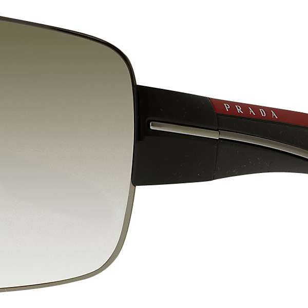 Buy Prada PS53NS Active Rectangular Sunglasses, Gunmetal Online at johnlewis.com