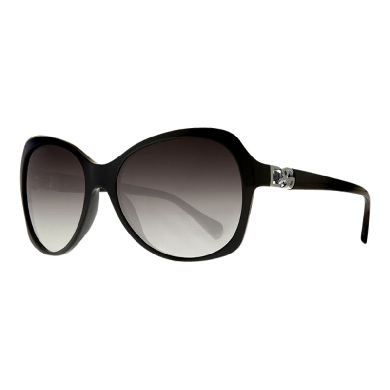 Dolce & Gabbana DG4163 Iconic Round Sunglasses, Black