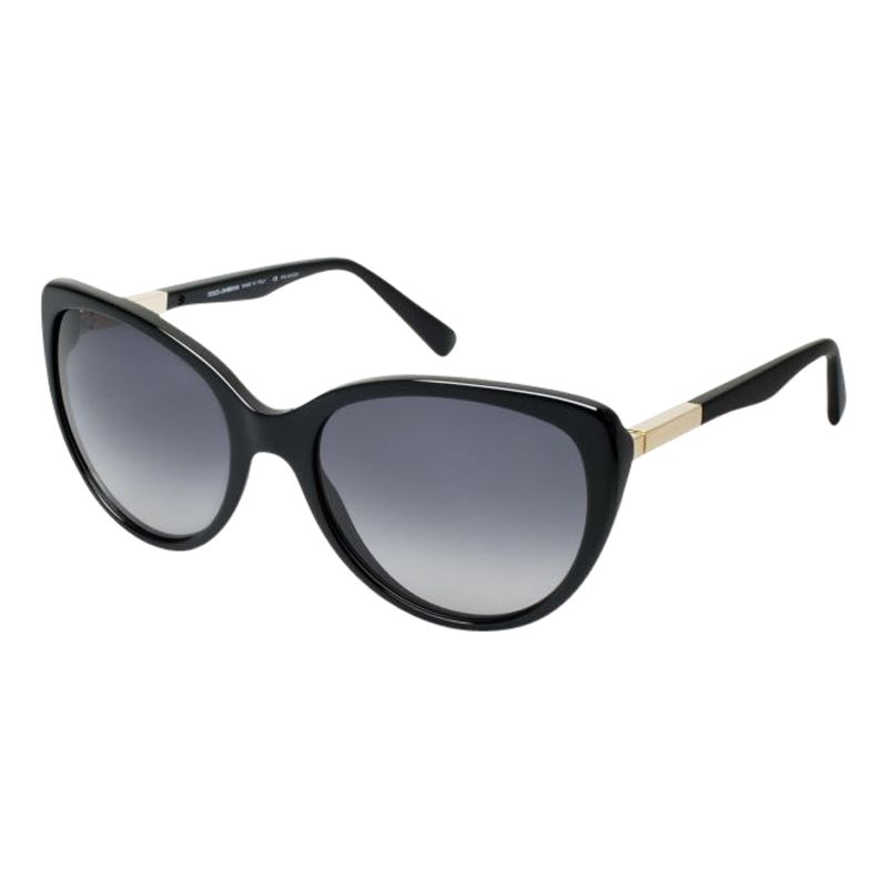 Dolce & Gabbana DG4175 Cat's Eye Sunglasses, Black