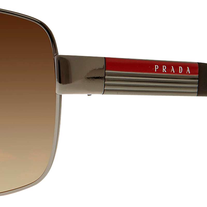 Buy Prada Linea Rossa PS541S Aviator Sunglasses, Brown Online at johnlewis.com