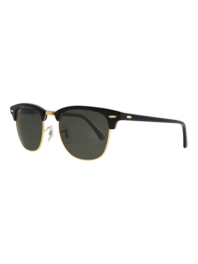 Ray-Ban RB3016 Unisex Classic Clubmaster Sunglasses, Ebony/Arista