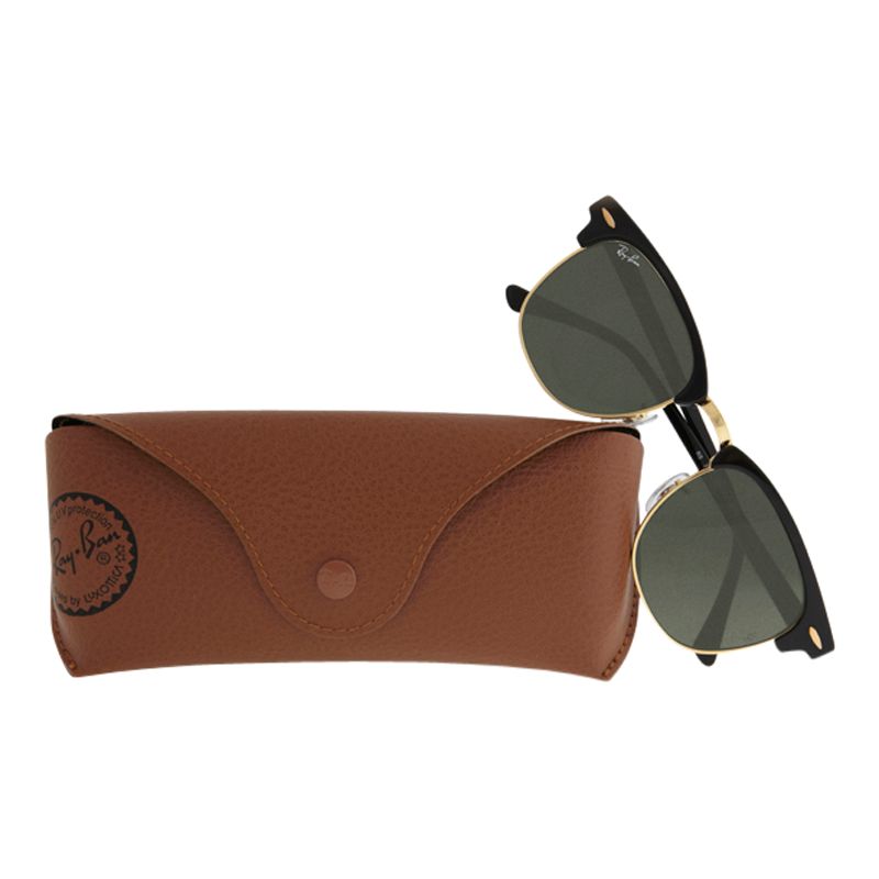 Buy Ray-Ban RB3016 Unisex Classic Clubmaster Sunglasses, Ebony/Arista Online at johnlewis.com