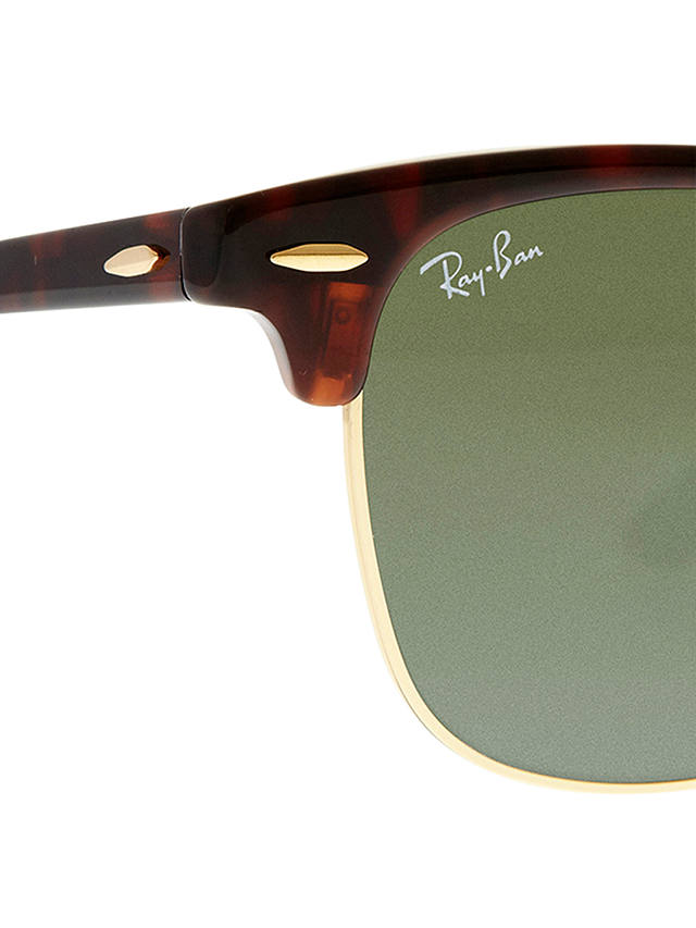 Ray-Ban RB3016 Men's Classic Clubmaster Sunglasses, Mock Tortoise