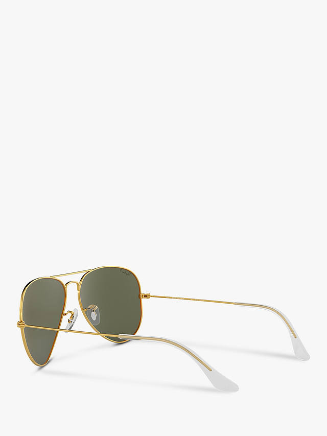 Ray-Ban RB3025 Iconic Aviator Sunglasses, Gold