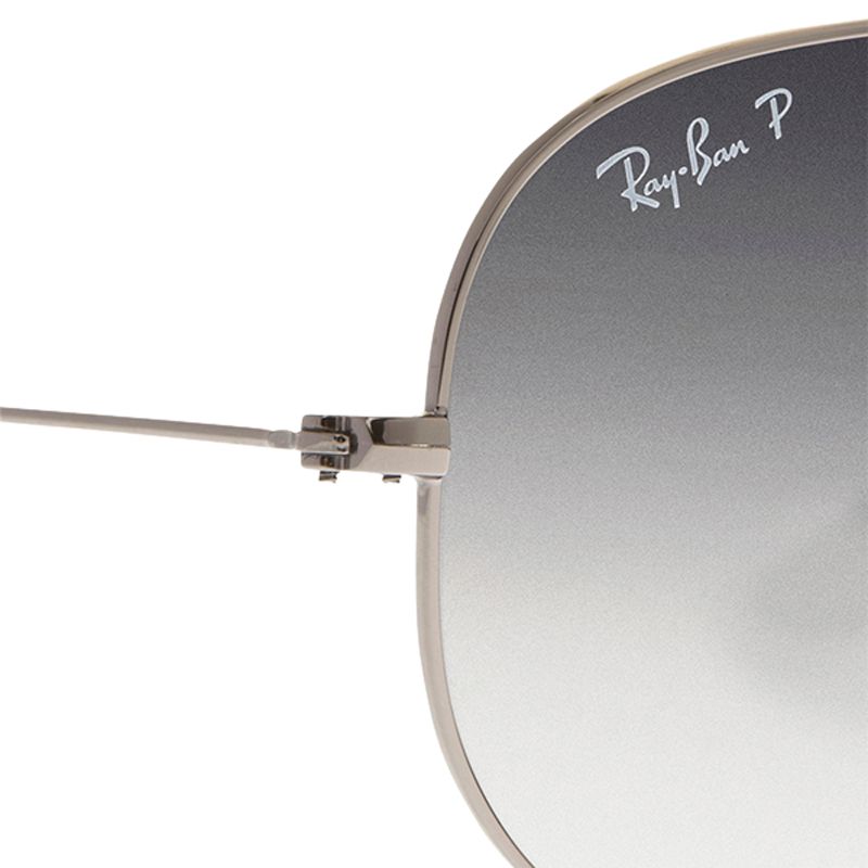 Ray-Ban RB3025 Iconic Aviator Sunglasses, Light Grey
