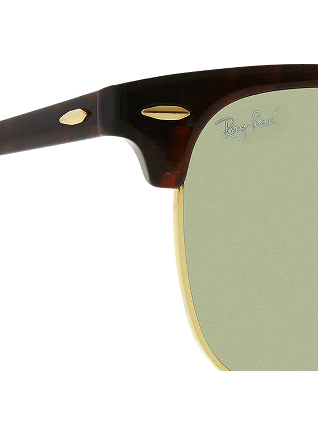 Ray-Ban RB3016 Men's Classic Clubmaster Sunglasses, Mock Tortoise /Arista