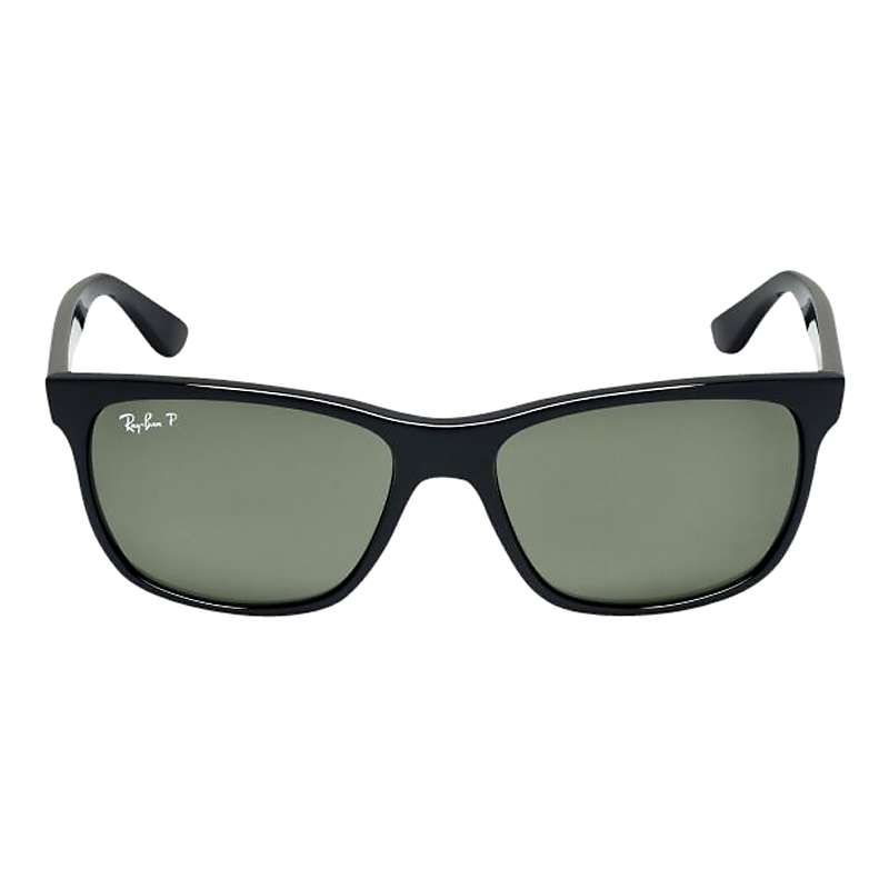 Buy Ray-Ban RB4181 Polarised Classic Sunglasses, Black Online at johnlewis.com