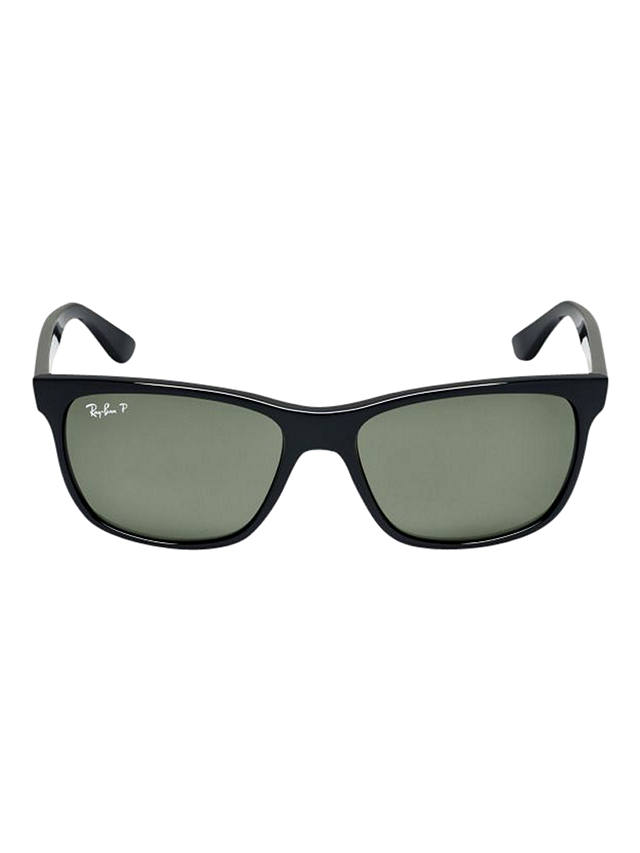 Ray-Ban RB4181 Polarised Classic Sunglasses, Black