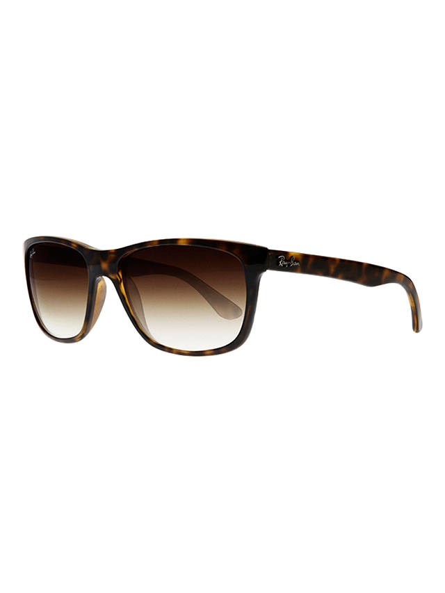 Ray-Ban RB4181 Highstreet Square Sunglasses, Havana/Brown Gradient