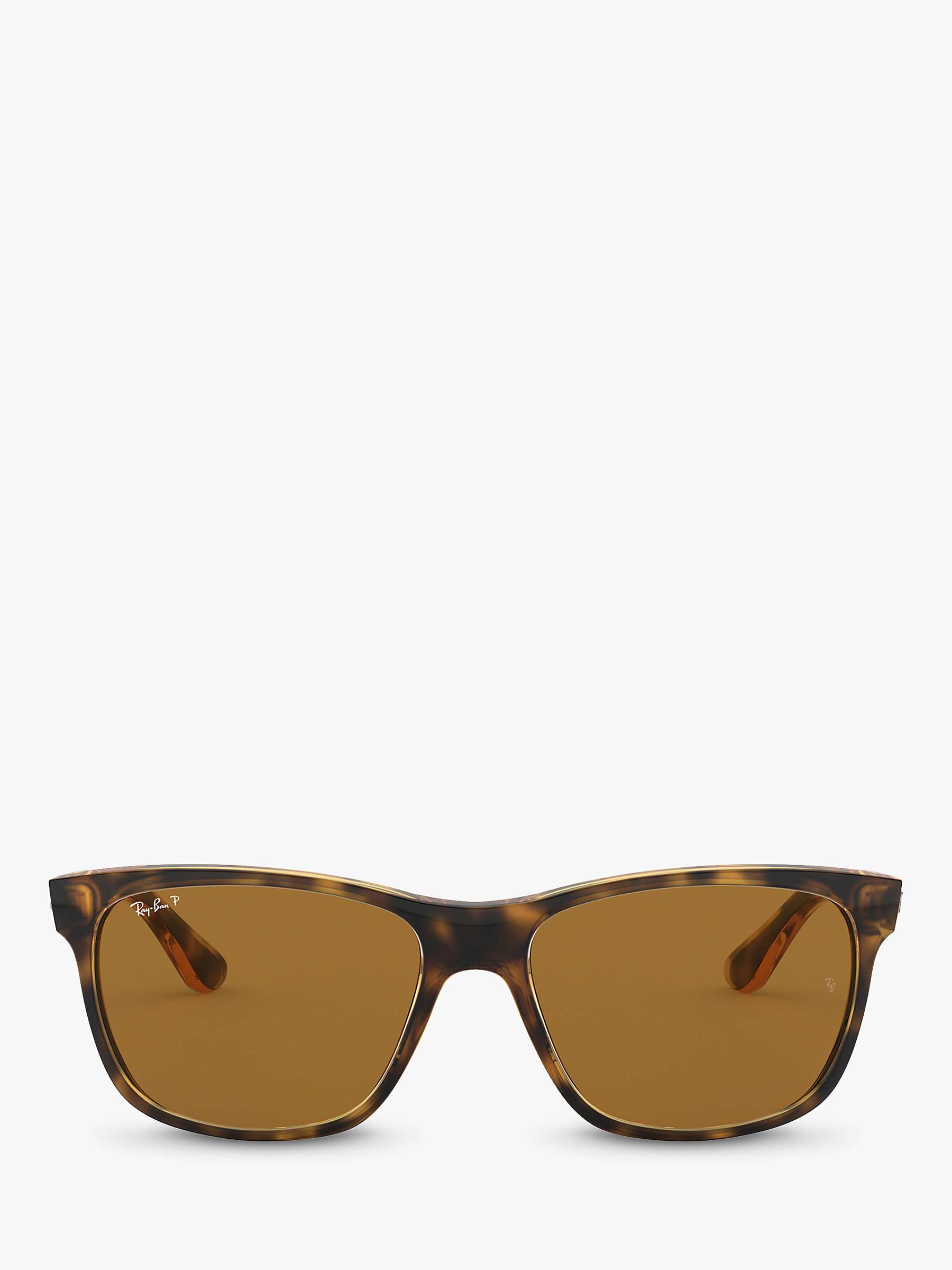 Buy Ray-Ban RB4181 Sunglasses, Havana Brown Online at johnlewis.com