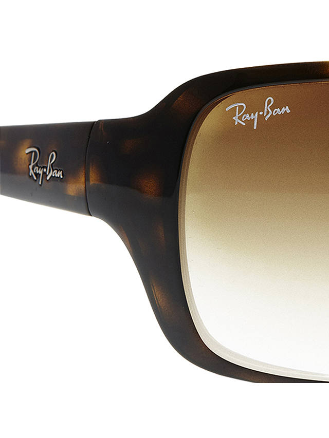 Ray-Ban RB4068 Highstreet Square Sunglasses, Light Havana