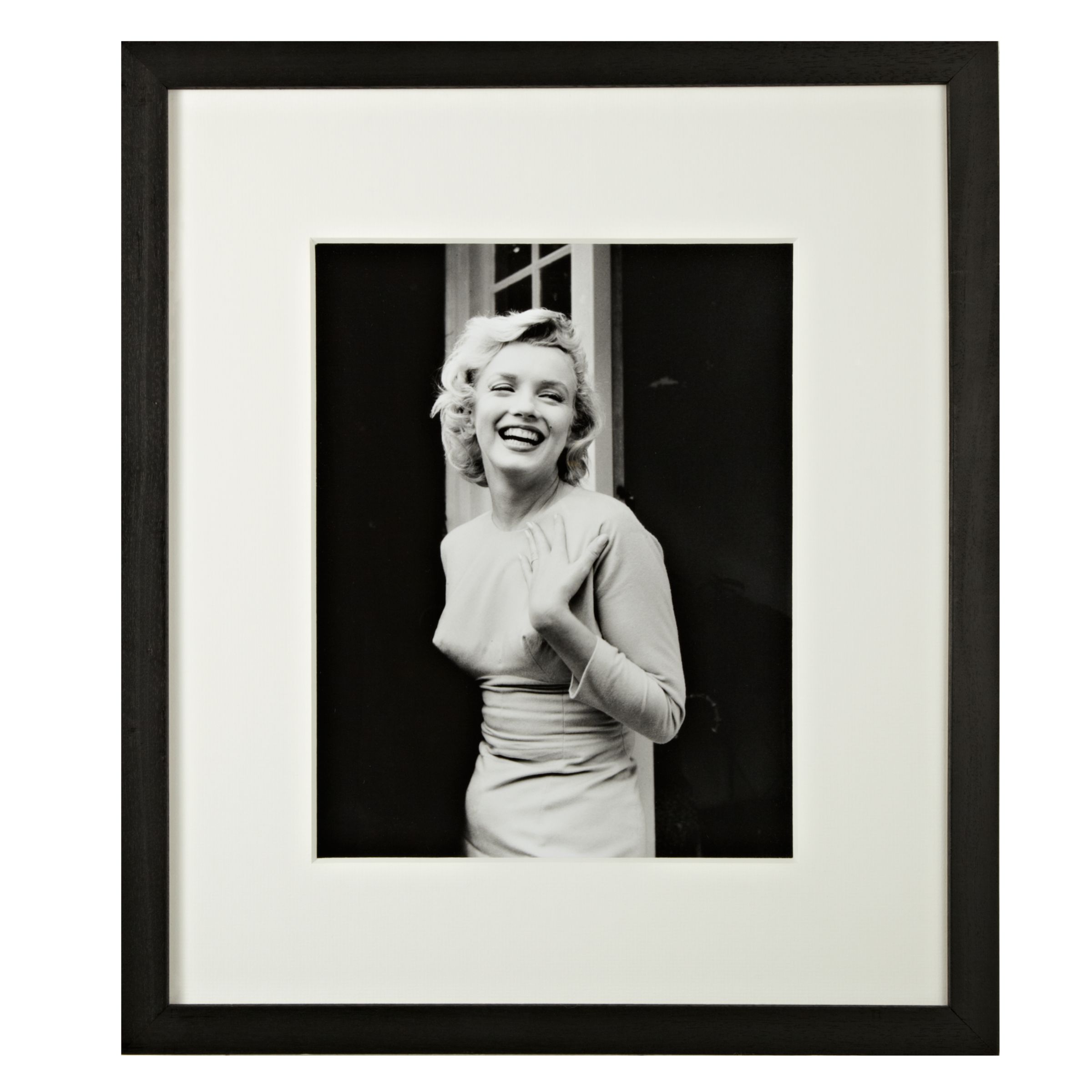 Buy Getty Images Gallery Happy Marilyn Monroe Framed Print, 50 x 57cm ...
