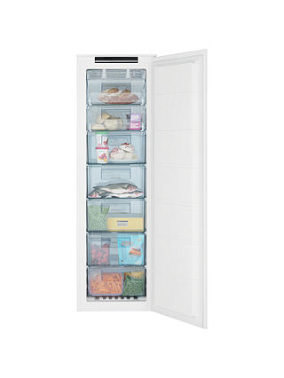 John Lewis & Partners JLBIFIC05 Tall Integrated No Frost Freezer, A+ Energy Rating, 54cm Wide