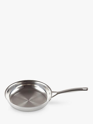 Le Creuset 3-Ply Uncoated Stainless Steel Frying Pan, 24cm