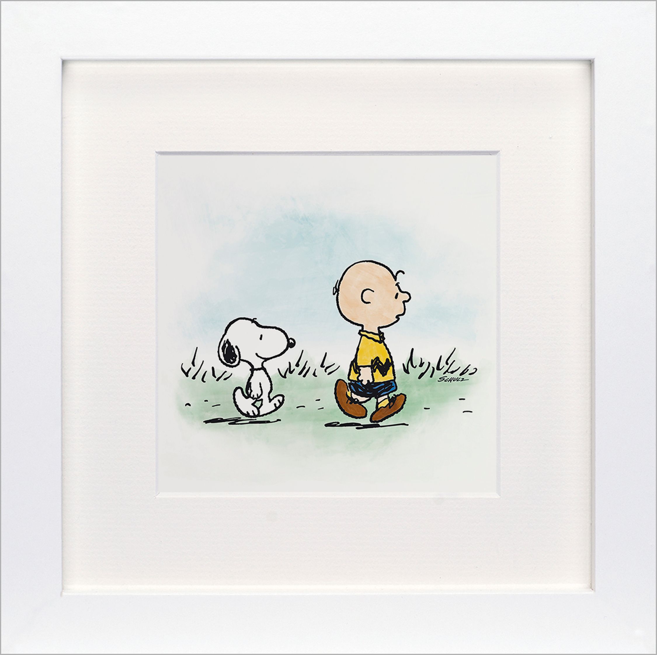 Schulz - Charlie Brown and Print, x 23cm