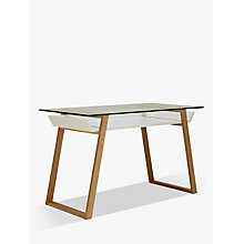 Office Desks | Glass & Wood Office Desks | John Lewis