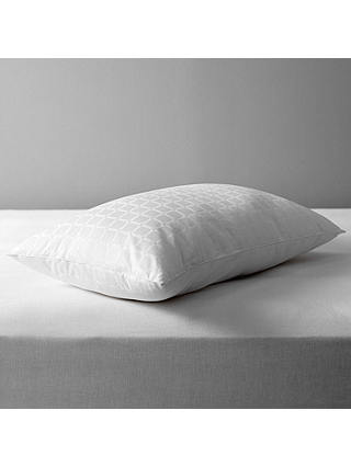John Lewis & Partners Synthetic Collection Breathable Microfibre Standard Pillow, Soft/Medium