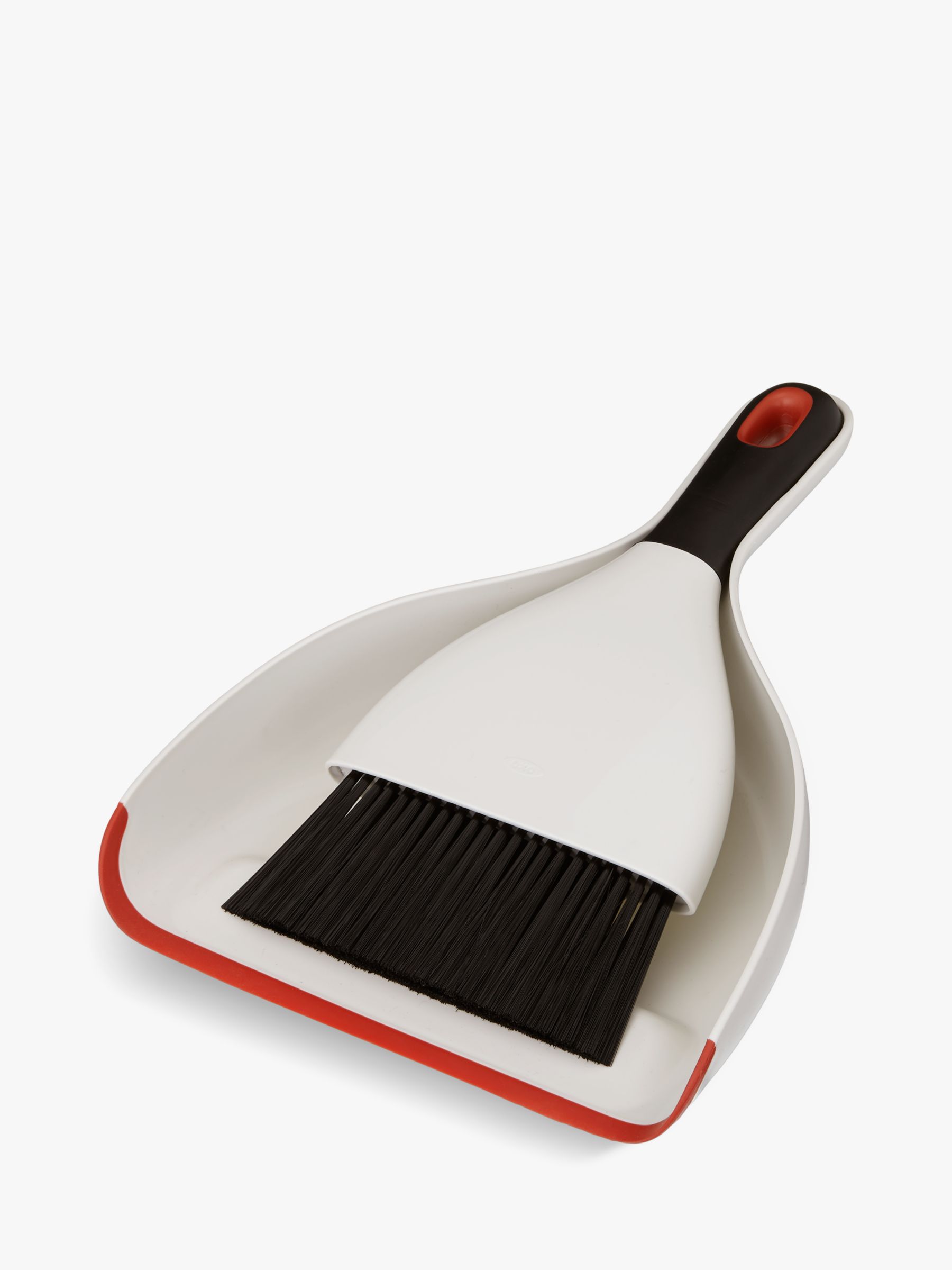 OXO Good Grips Dustpan and Brush Set, White