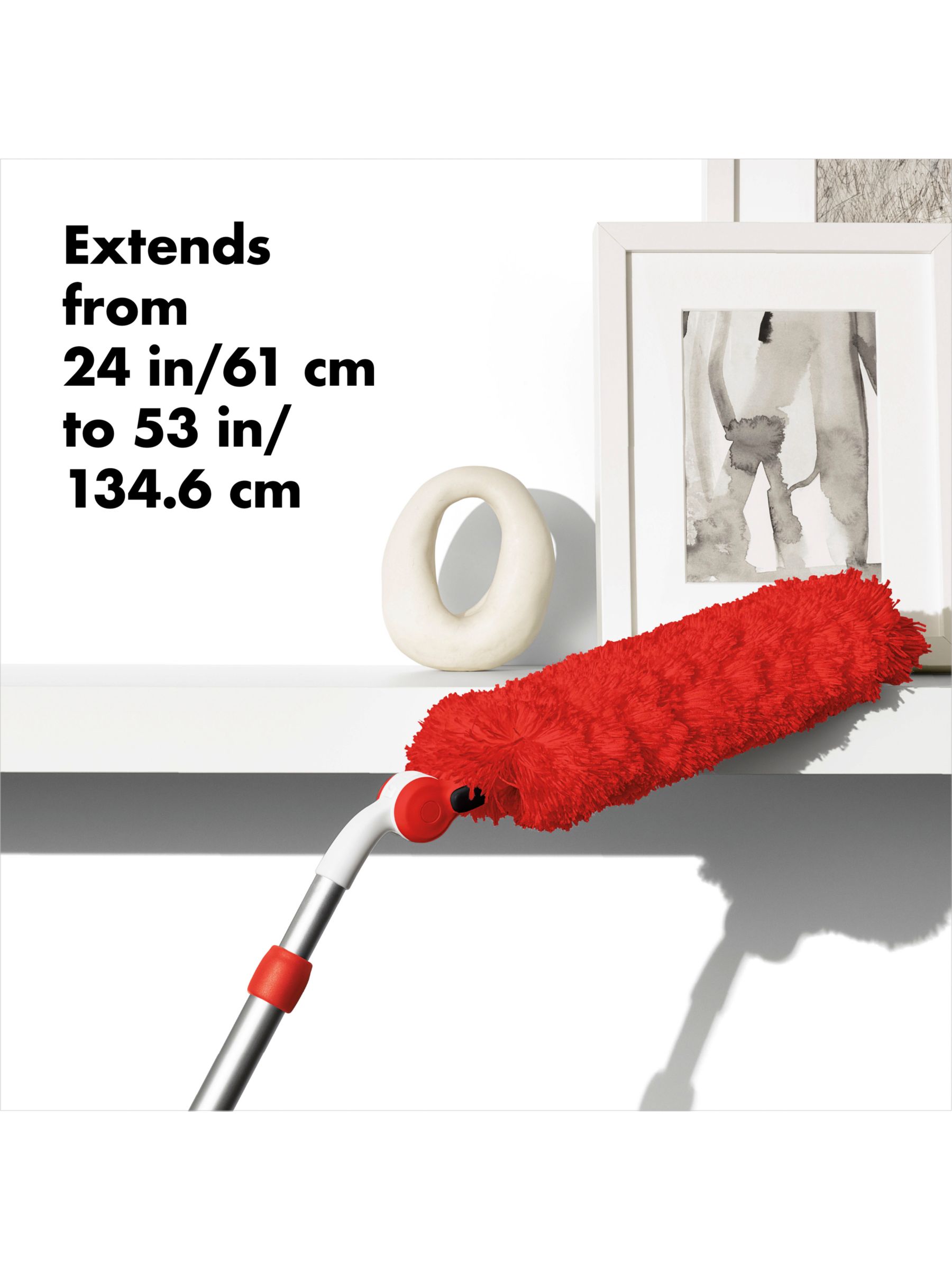 Review OXO Good Grips 3-in-1 Extendable Microfiber Long Reach Duster I LOVE  IT!!! 