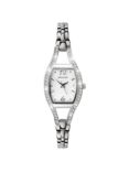 Sekonda 4191.27 Women's Diamante Bezel Stainless Steel Bracelet Strap Watch, Silver