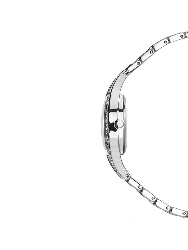 Sekonda 4191.27 Women's Diamante Bezel Stainless Steel Bracelet Strap Watch, Silver