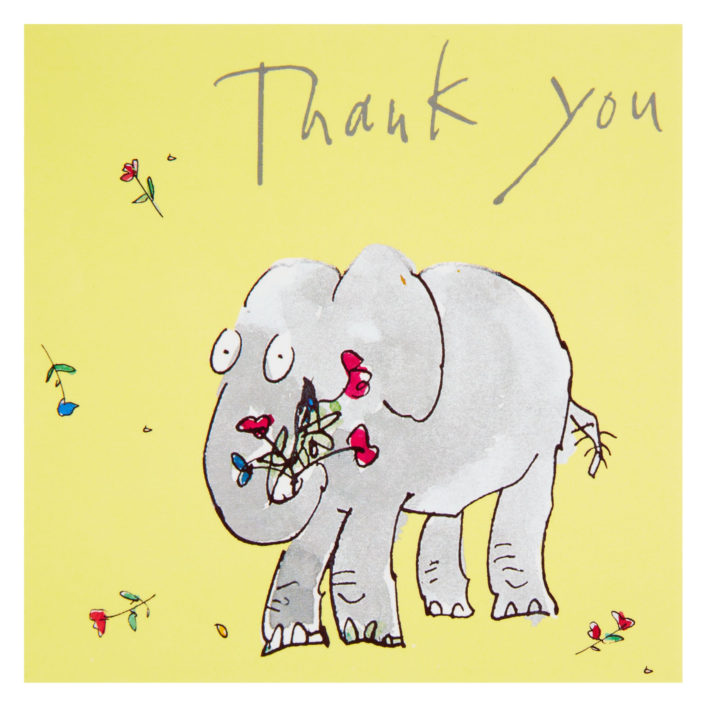 Woodmansterne Zagazoo Elephant Thank You Greeting Card