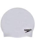 Speedo Adult Moulded Silicone Cap, Chrome