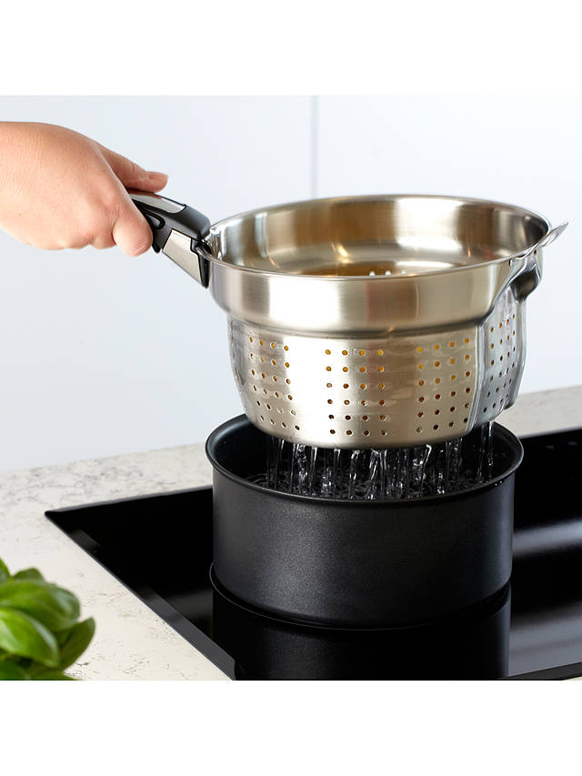 Black Color Diameter 20 cm Pot Colander for Spaghetti 2 Handles Pure Aluminum Material Special Cookware for Pasta 