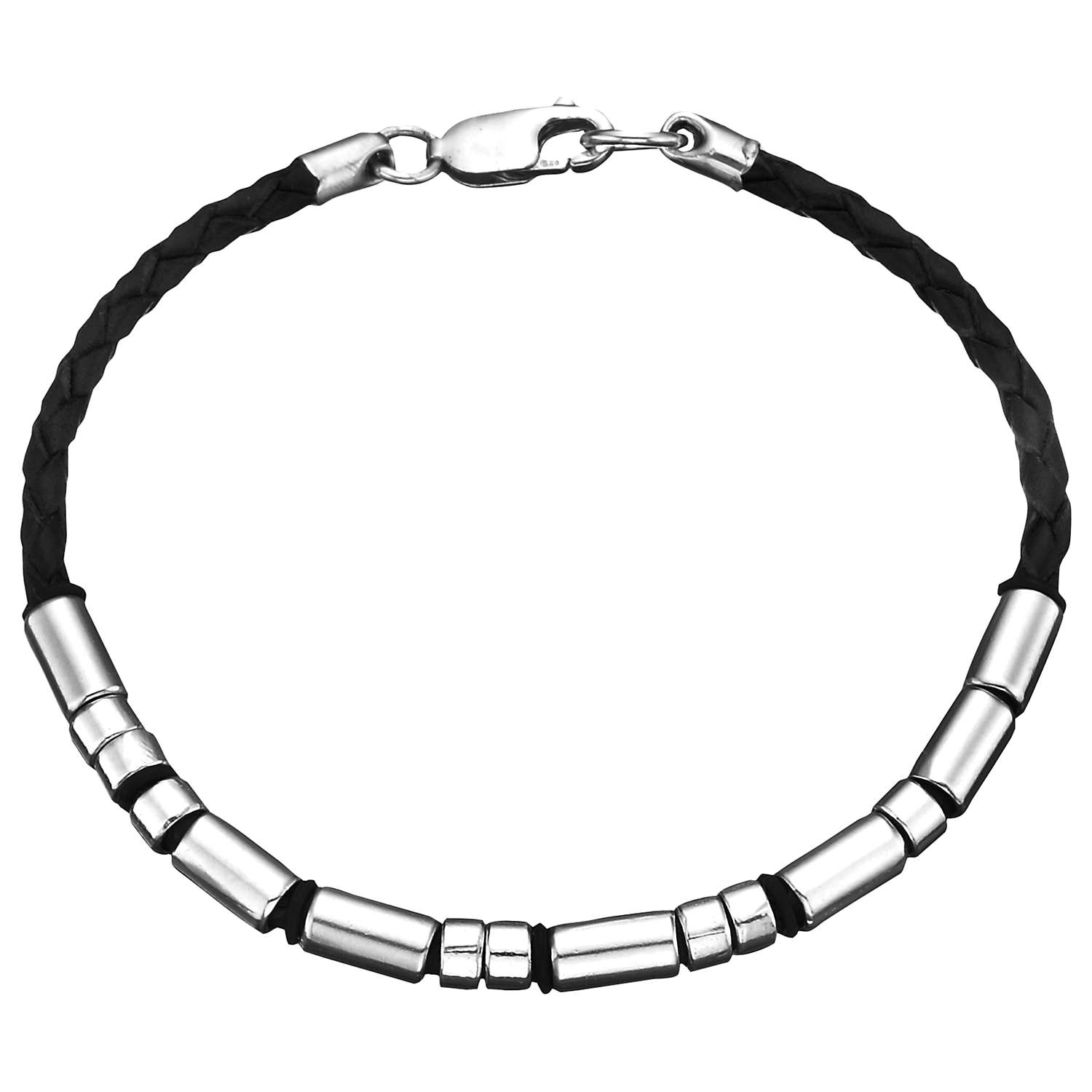 Buy Under the Rose Personalised Morse Code Leather Bracelet Online at johnlewis.com