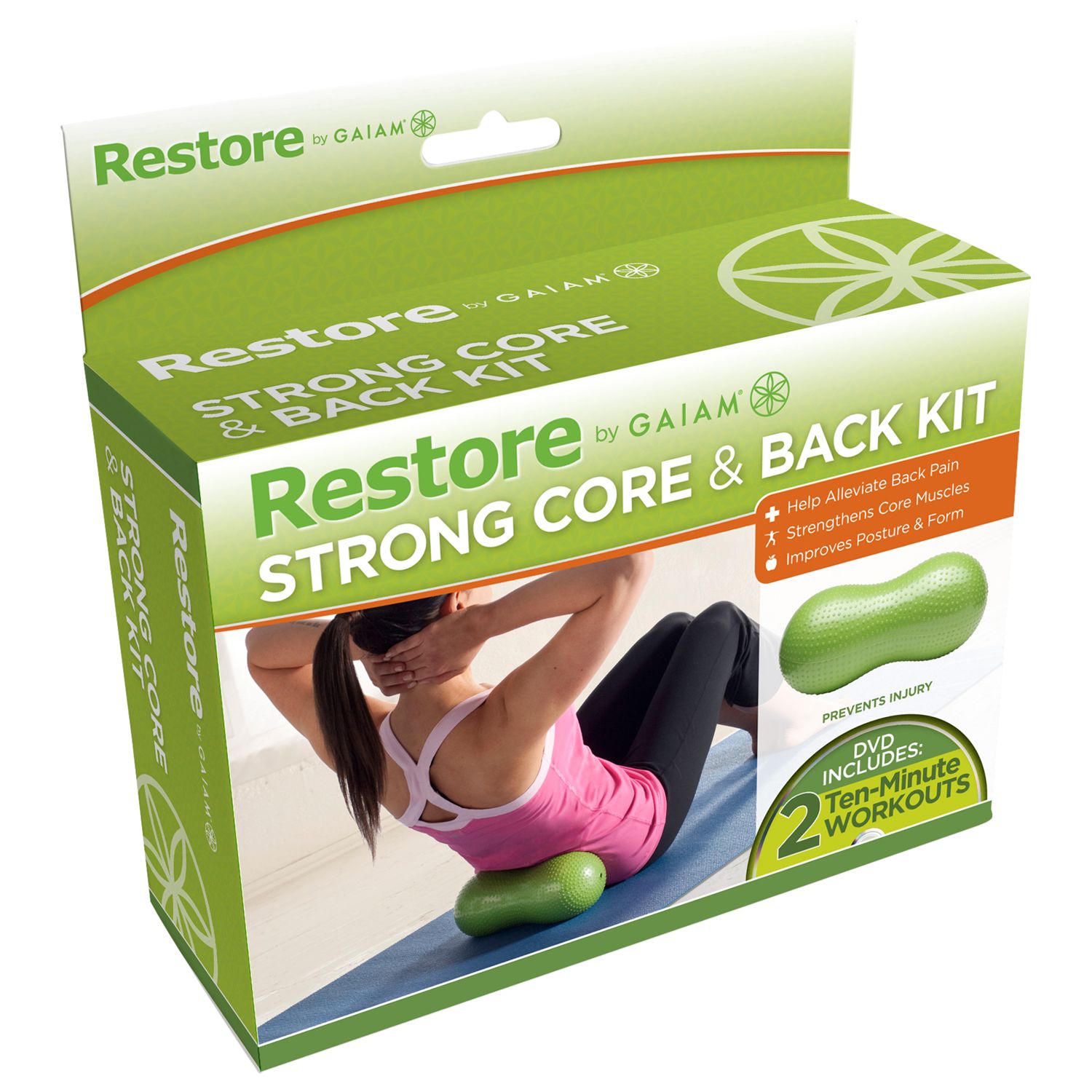Gaiam Restore Strong Core and Back Kit