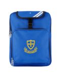 St Michael's Church of England Preparatory School Unisex Backpack, Royal Blue