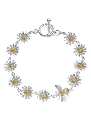 Martick Bee and Daisy Bracelet, Silver / Gold