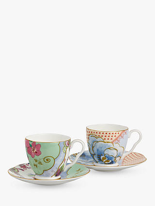 Wedgwood Butterfly Bloom Espresso Cup & Saucer