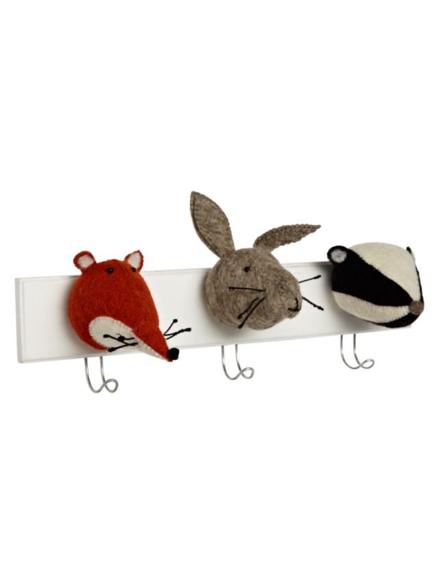 Scandi-chic Woodland Animal Coat Hooks