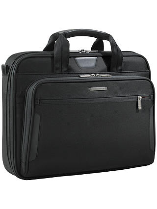 Briggs & Riley KB206-4 Business 15.6" Laptop Briefcase, Black