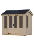 National Trust by Crane Garden Buildings Lavenham Summerhouse, 1.8 x 2.4m, FSC-Certified (Scandinavian Redwood), Dome Ochre