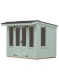 National Trust by Crane Garden Buildings Flatford Summerhouse, 1.8 x 3m, FSC-Certified (Scandinavian Redwood), Disraeli Green