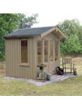 National Trust by Crane Garden Buildings Ickworth Summerhouse, 1.8 x 2.4m, FSC-Certified (Scandinavian Redwood), Wades Lantern