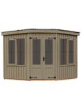 National Trust by Crane Garden Buildings Orford Summerhouse, 2.4 x 2.4m, FSC-Certified (Scandinavian Redwood), Wades Lantern