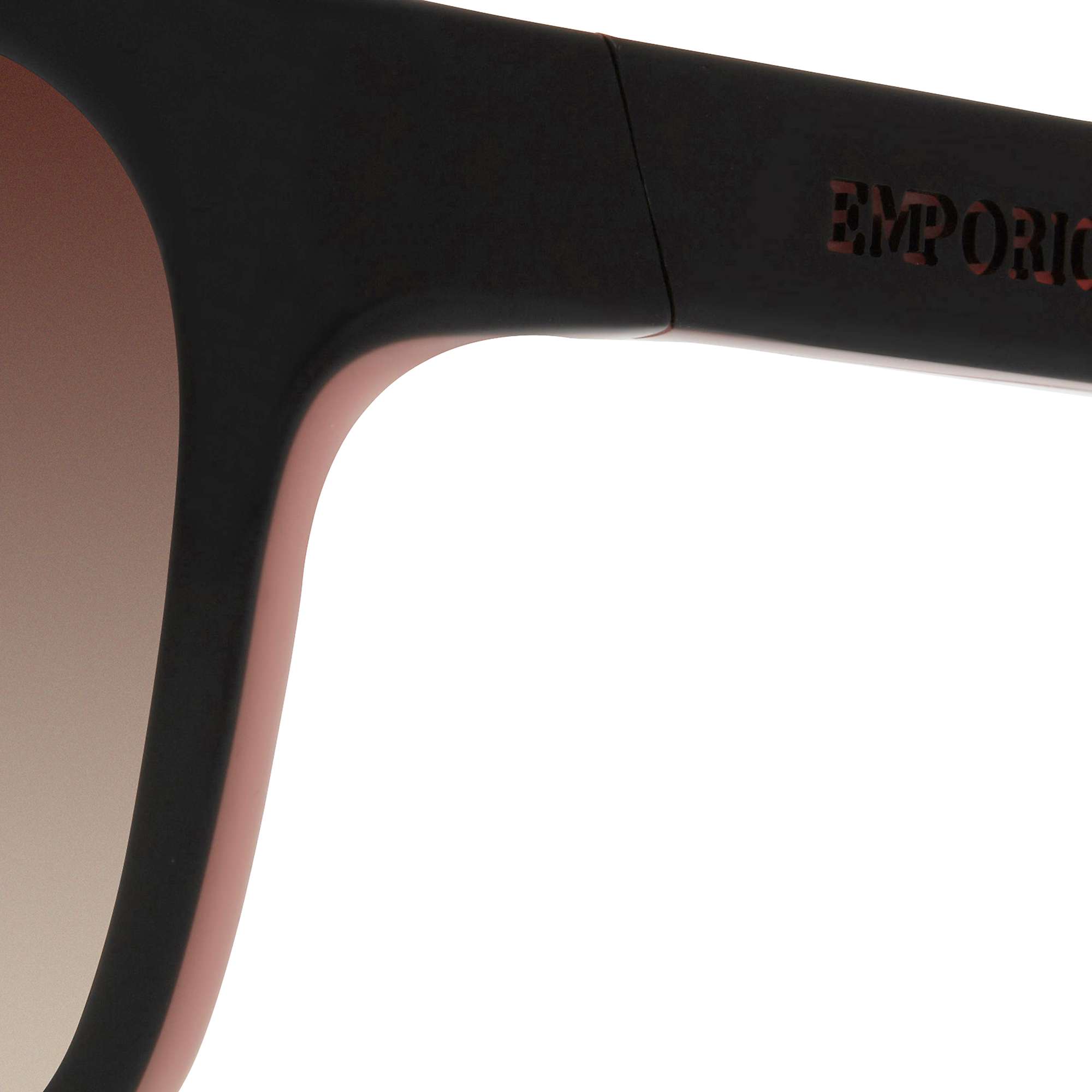 Buy Emporio Armani EA4004 Square Sunglasses, Black/Opal Pink Online at johnlewis.com
