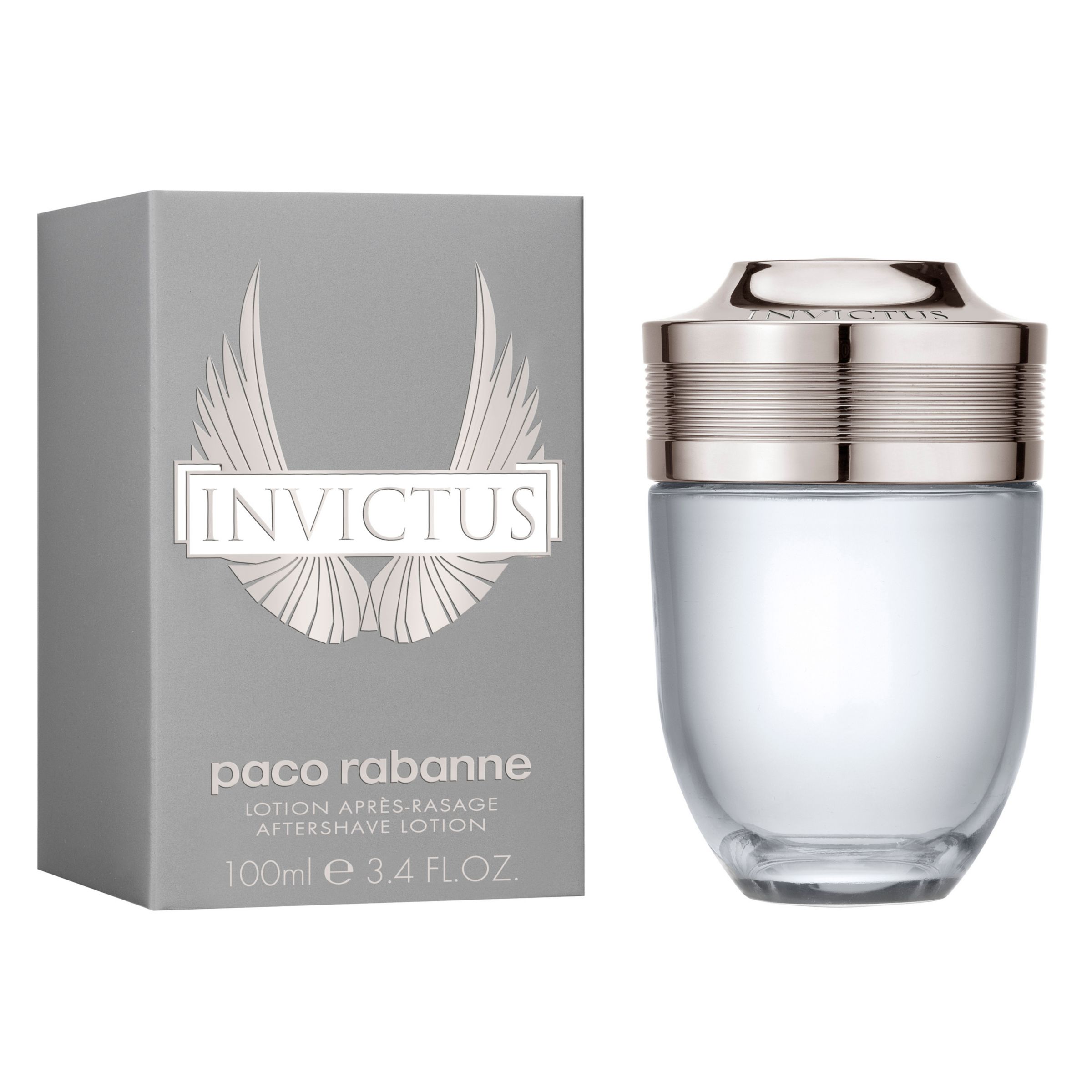 Rabanne Invictus Aftershave Lotion, 100ml at John Lewis & Partners
