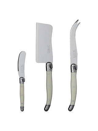 Laguiole Ivory Cheese Knife Set, 3 Piece