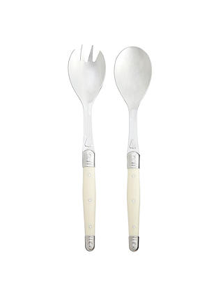 Laguiole by Jean Dubost Ivory Salad Servers, 2 Pieces